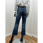 ZARA  Jeans Women's‎ Size 2  Blue Mid Rise Straight Leg Raw Hem Denim Photo 7