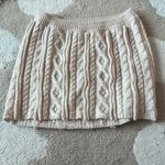 Danielle Guizio NWOT Guizio LOW RISE CABLE KNIT MINI SKIRT Photo 2