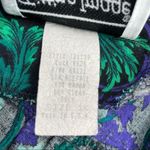 Vintage‎ Floral Open Shirt Jacket Black Purple Grandmacore Baggy Plus Size Rayon Photo 6