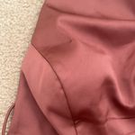 NWT Revelry Desert Rose Haven Satin Bridesmaid Dress in Size 8 Petite Pink Photo 5