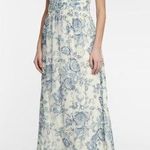NEW Erdem Rick Toile De Jouy Silk Voile Gown Floral Dress Size 4 Photo 0