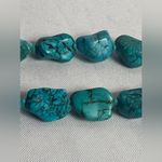 Turquoise The Lucky Stone Necklace and Bracelet Set Large Stones New Long Blue Photo 12