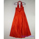 Vintage Taboo dress halter pleated, size‎ L Red Size L Photo 6