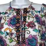 Nanette Lepore  Rosarito  Cold Shoulder Tunic Cover Up‎ DIY Pompoms EUC  XS Photo 2