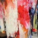 Parsley & Sage Artistic Red and Green Shirt size L Size L Photo 5