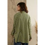 BDG  UO L Large Brendan Flannel Shirt Drapey Plaid Oversized Slouchy Grunge Soft Photo 1
