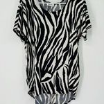 Star Vixen Plus Size 2X Womens Blouse Animal Zebra Print Casual Photo 0