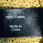 Lane Bryant Lane Brant Yellow Oversized Cotton Semi-Crop Drop-Shoulder Sweater Sz 14/20 Photo 2