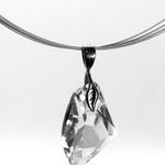 Handmade Large Swarovski Crystal Pendant Necklace  Photo 0
