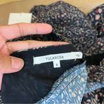 Tularosa Evie Mixed Floral Keyhole Blouse Photo 7