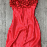 Strapless Red Dress Photo 0
