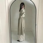 London Fog  Vintage 90s Double Breasted Trench Coat Size 4P Taupe Photo 1