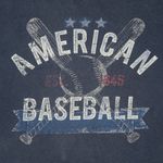Red White and Blue American Baseball Cropped T Photo 1
