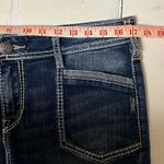 Silver Jeans  Blake Denim Mini Skirt Size 29 Slit Back Western Y2K Photo 4