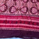 Artisan NY Tunic Top Womens 1X Pink Burgundy Paisley Print Shirt Boho Tassels Photo 10