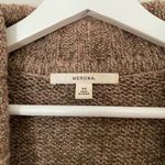 Merona  Sweater Cardigan Button Front Brown Casual Neutral Cozy Photo 5