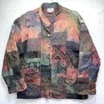 Vintage Patchwork Boho Jacket Embroidered Beaded Jacquard Tribal Cottagecore Size XL Photo 0