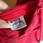 Vintage San Francisco Hooded Sweatshirt Red Size L Photo 5
