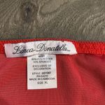 Linea Donatella Red Baby Doll Velour Christmas Slip Dress Size XL Photo 9