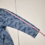 DG2 Diane Gilman SoftCell Denim Lightweight Jacket Shacket Blouse Shirt Leaf 1X Blue Photo 10