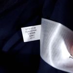 Banana Republic Polka Dot Pencil Skirt Size 6P Petite Navy Blue Linen Blend Photo 5