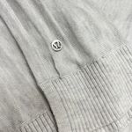 Lululemon Forward Flow Poncho Light Gray Cotton/Silk Blend One Size Size undefined Photo 6