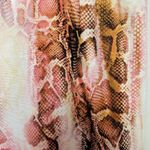 Calvin Klein Pink Snakeskin Print Pencil Skirt Size 4 Photo 7