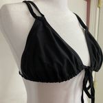 MINKPINK  Cross My Heart String Bikini Swim Triangle Top Strappy Black Size Small Photo 4