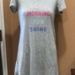 Sonoma  gray good morning sunshine T-shirt dress Available Photo 1