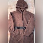 Fabletics Ginger Fleece Teddy Coat with a Hood in Cocoa Photo 5