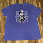 Disney ‎ Minnie Mouse 100th Anniversary Platinum Purple T-Shirt Small Iridescent Photo 0