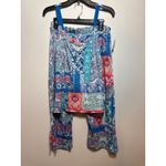 Linea Donatella Brand New  Women's Size Medium Blue 2 Piece Lounge Set Photo 4