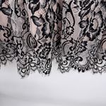 Evening by eci Whimsigoth Victorian Dark Romantic Lace Top Bell Sleeve Pink 10 Black Photo 4