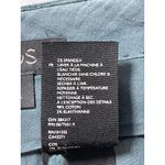 COS  Blue Green Velvet Velour Corduroy High Waisted Wide Leg Trousers Pants Sz 2 Photo 3