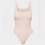 Babaton Aritzia  Original Contour Squareneck Bodysuit Top in Pale‎ Pink Lilac XS Photo 5