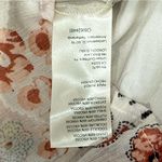 Anthropologie By  Ruched Square Neck Midi Dress Floral Size 6 Cream Coquette Chic Photo 12