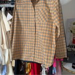 Burberry  London England Classic Vintage Check Button Up Shirt Womens 14 EUC Photo 3