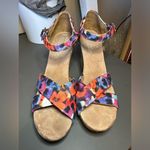 Toms  Floral Printed‎ Hemp Wedge Sandals Photo 1