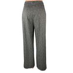 Max Studio Women's Gray Plaid Check Tweed Wide Leg High Waist Trousers Pants S Photo 2