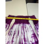 Just From Bali Purple Tie Dye Off Shoulder Bell Sleeve midi‎ Dress one size S ,M Photo 9