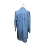 Robbie Bee Vintage Denim Duster Jacket Long-Line 100% Cotton Size 12 Photo 2