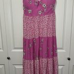 No Comment Lightweight Sleeveless Floral Maxi Summer Dress L NWT Photo 0
