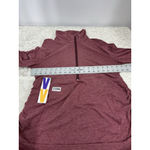 Womans Ginkana Large Maroon Pullover Long Sleeve Light Weight Sweatshirt Red Photo 4