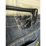 Ed Hardy  by Christian Audigier Embellished Freedom tattoo Y2K mini denim skirt Photo 5