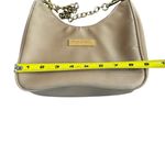 White Fox Boutique  Chain Strap Nylon Shoulder Bag Tan‎ Gold Trendy Going Out Photo 8