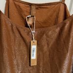 SKIMS 💙 NWT Shimmer Cami Thong Bodysuit in Copper Photo 3