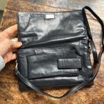 Perlina  black leather crossbody bag great for travel everyday use quality made Photo 13