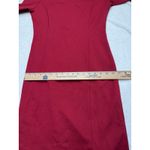 J. McLaughlin  Size S 3/4 Bell Sleeve KEATON Crew Neck Holiday Red Dress Photo 8