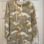 Aerie  Women’s Camo pullover hoodie sweatshirt with side slits size large Photo 0