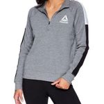Reebok Turtleneck Half Zip Fleece Sweatshirt Photo 0